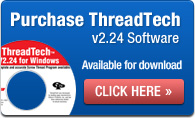 Description: Purchase ThreadTech v2.24 Software